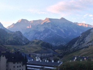 Amaneciendo en Candanchú