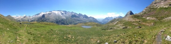 La Maladeta desde la subida al Puerto de la Picada.